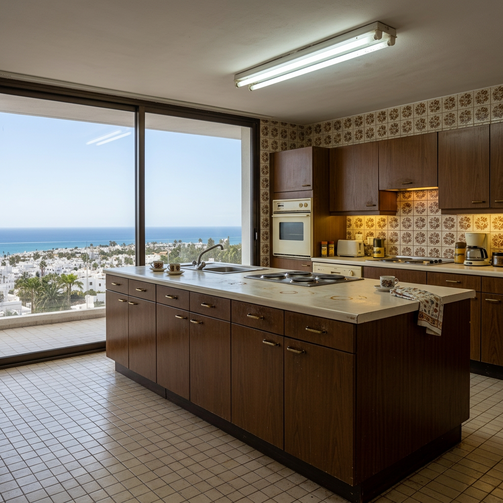 Cocina abierta — antes