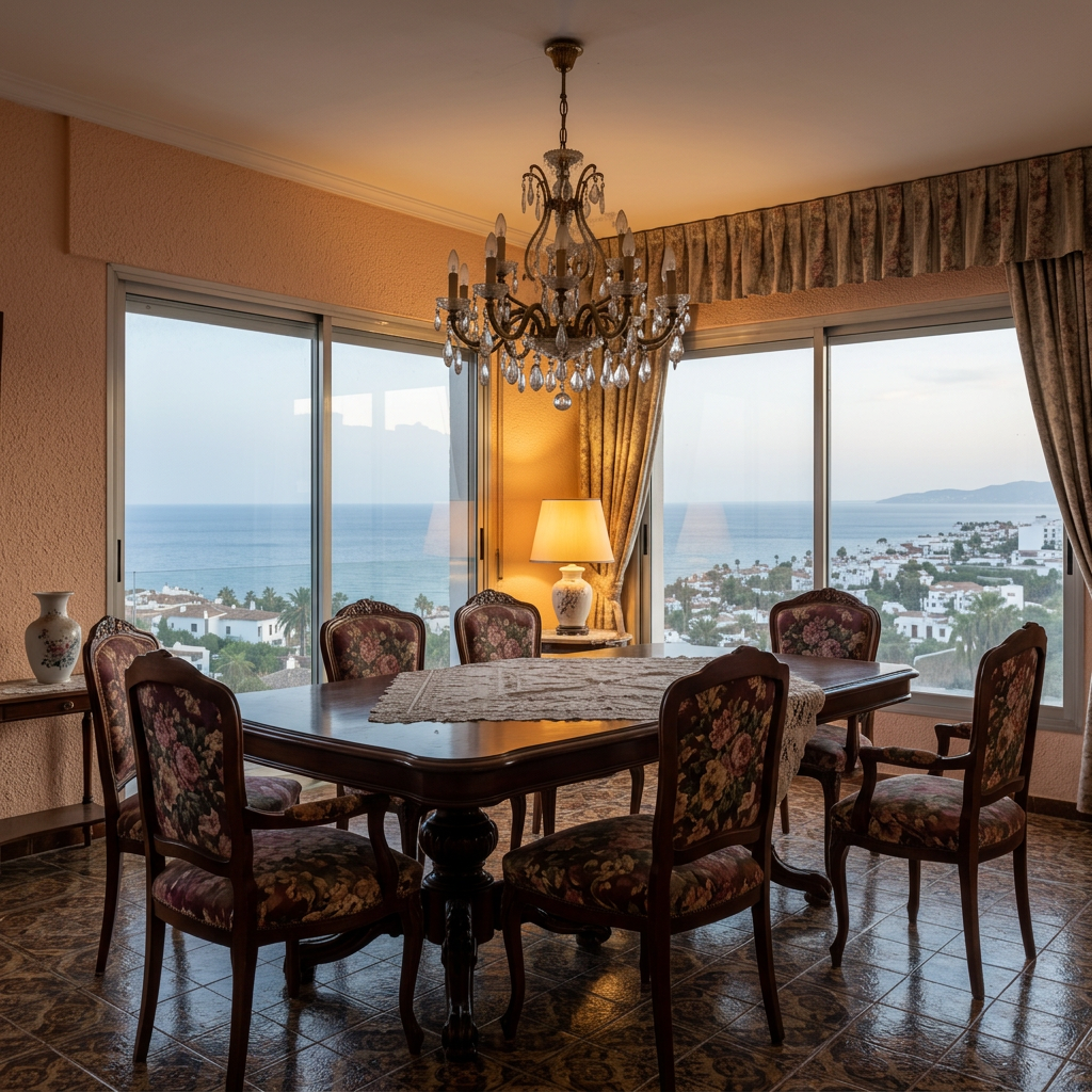 Comedor con vistas — antes