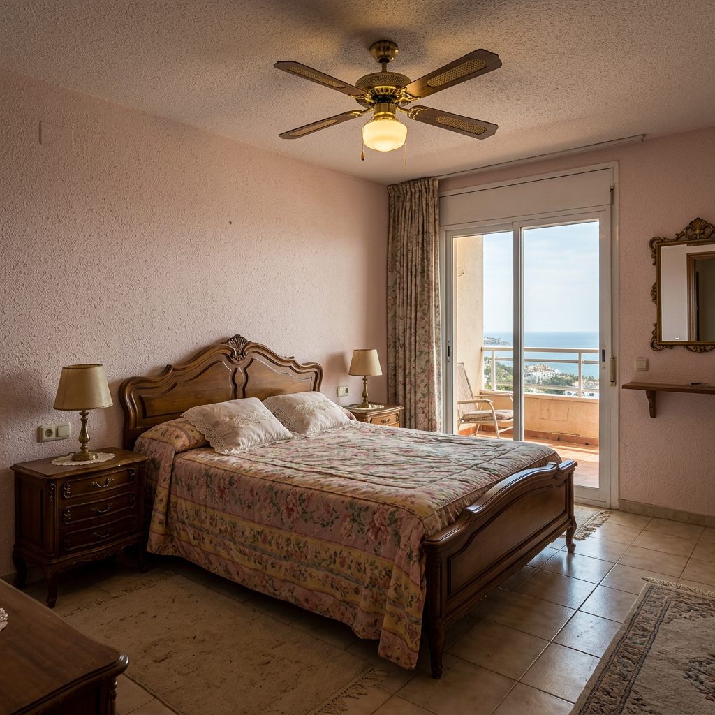 Dormitorio principal — antes